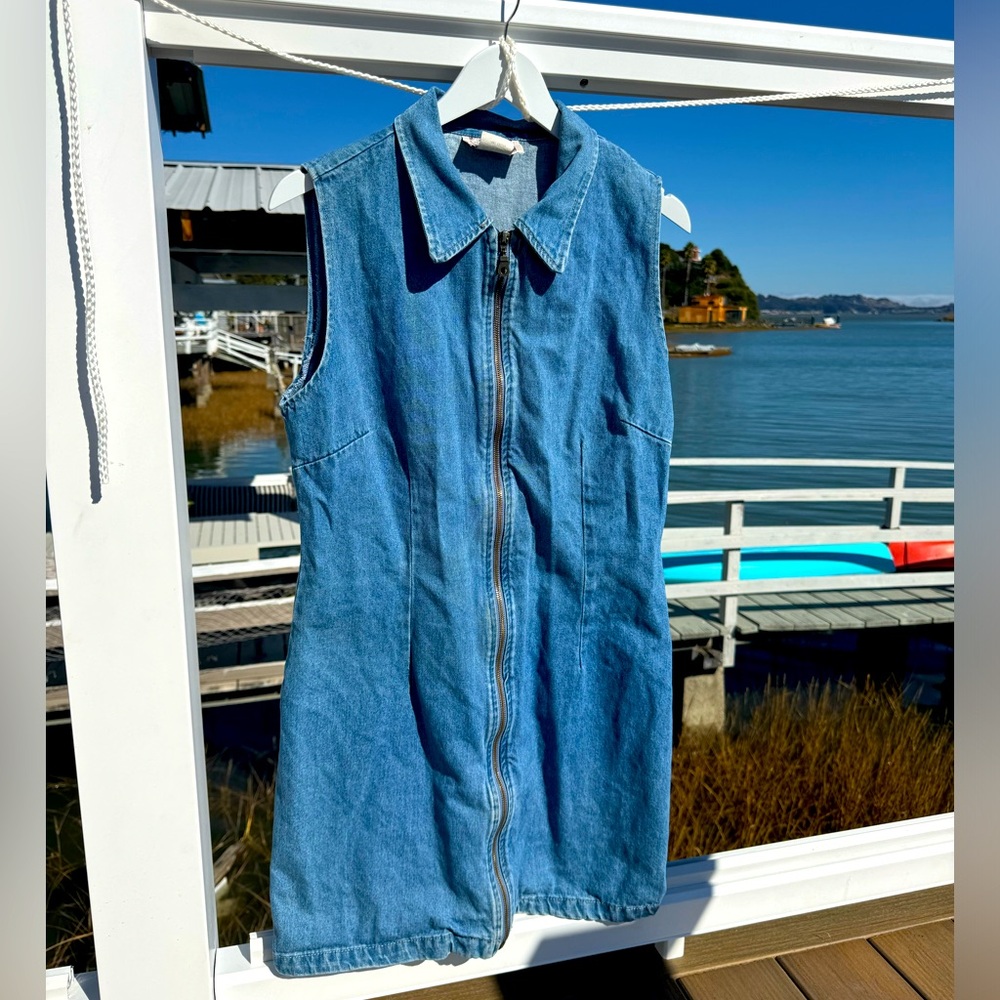 Grass Raggs Vintage Made in USA Denim Dress